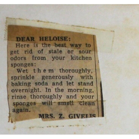 VTG 1963 Heloise's Kitchen Hints Hardcover Book By Heloise Notes - Picture 5 of 12